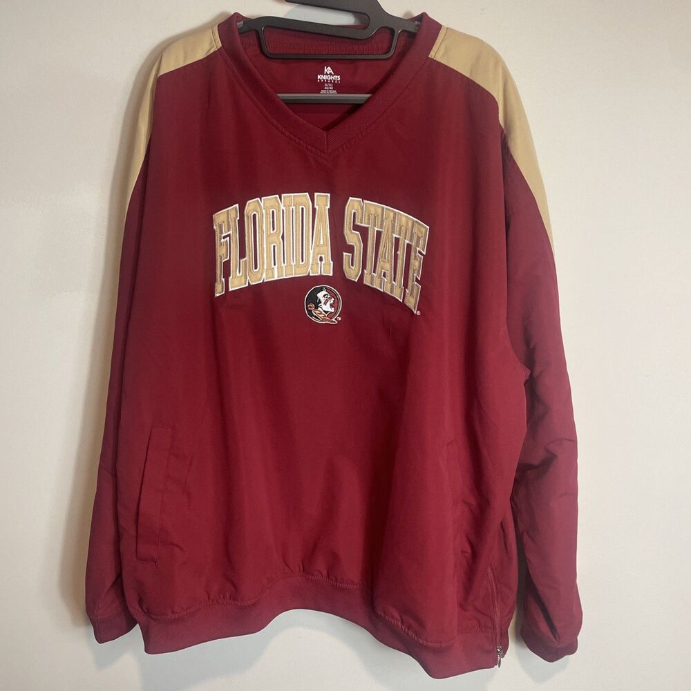 Knights Apparel Florida State Pullover Jacket Size XL